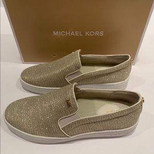 Michael Kors Slip On Gold